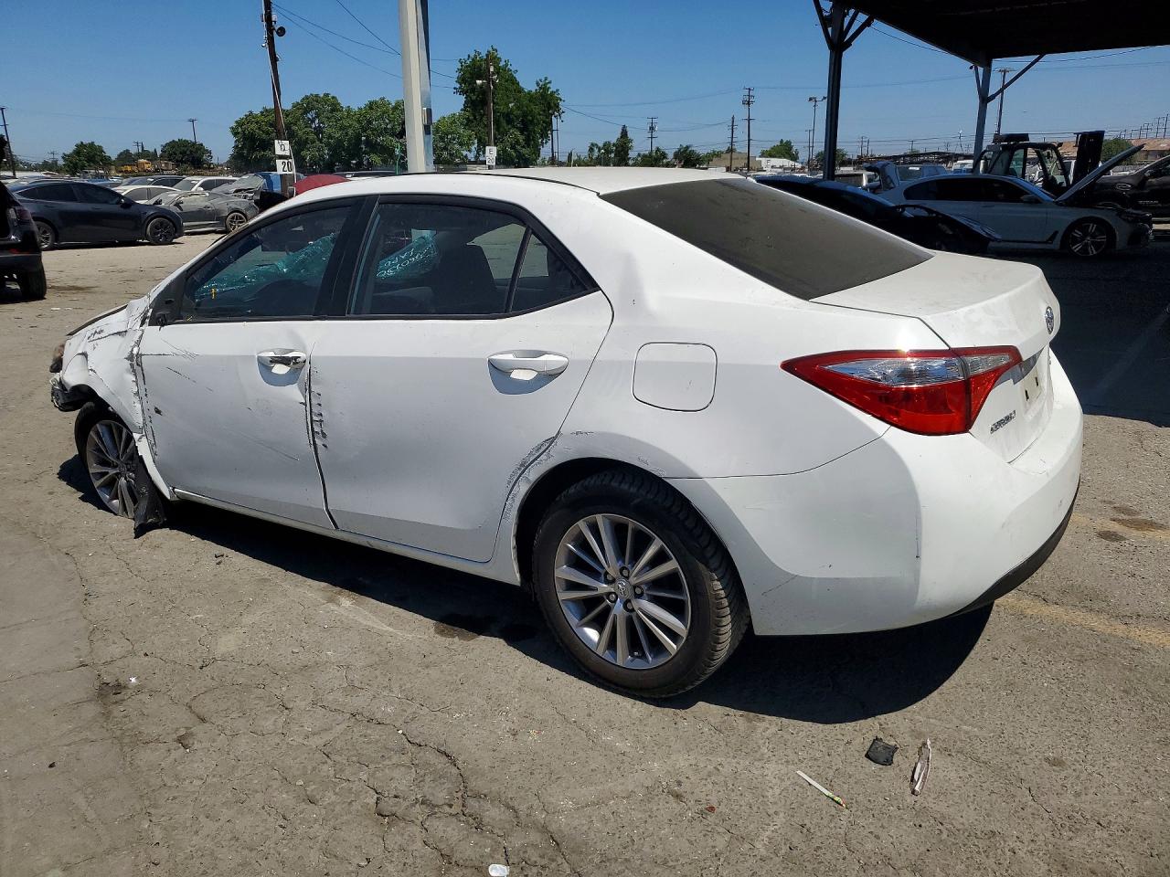 2014 Toyota Corolla Le Plus White vin: 5YFBURHE2EP014142