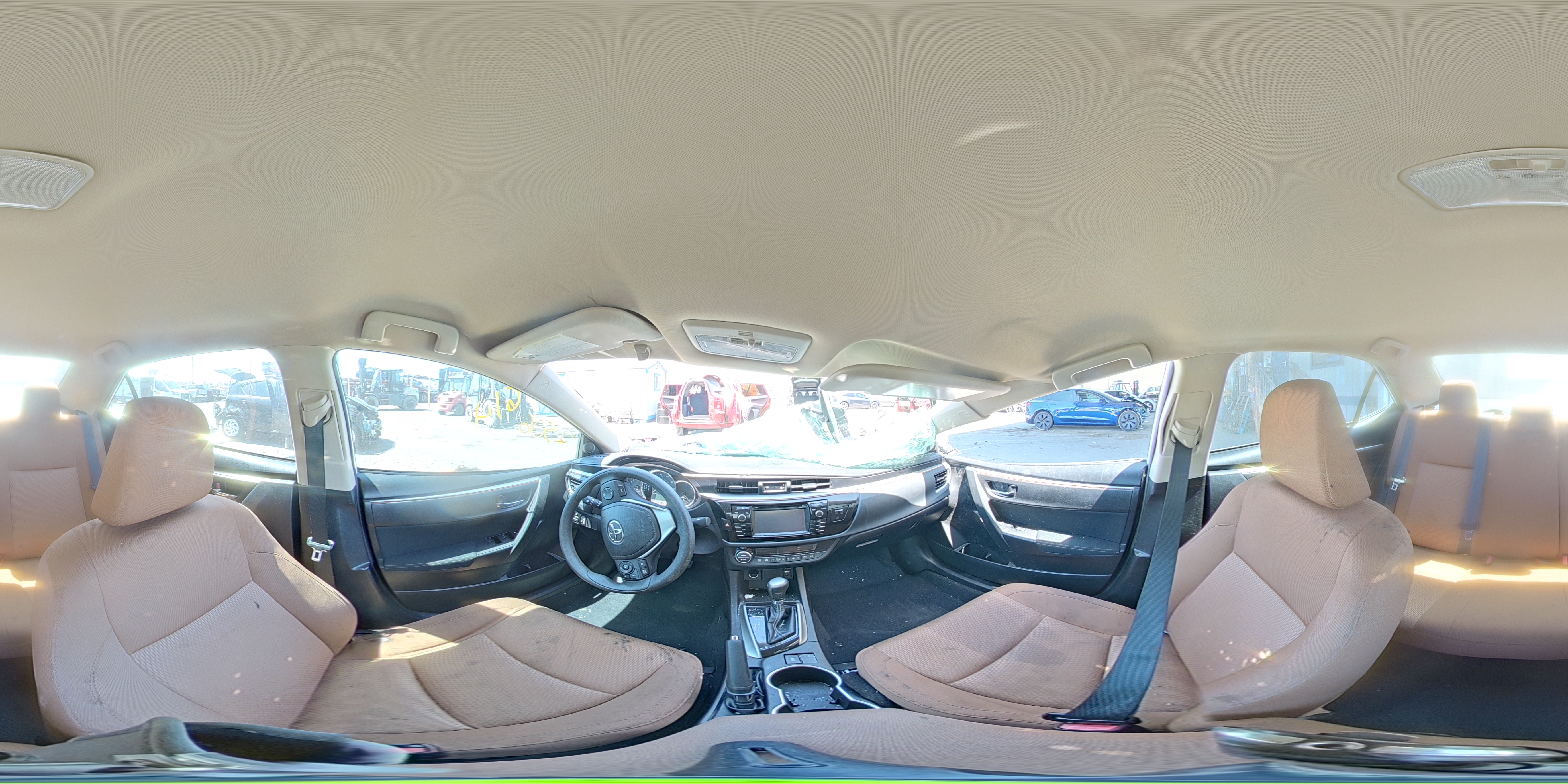 2014 Toyota Corolla Le Plus White vin: 5YFBURHE2EP014142