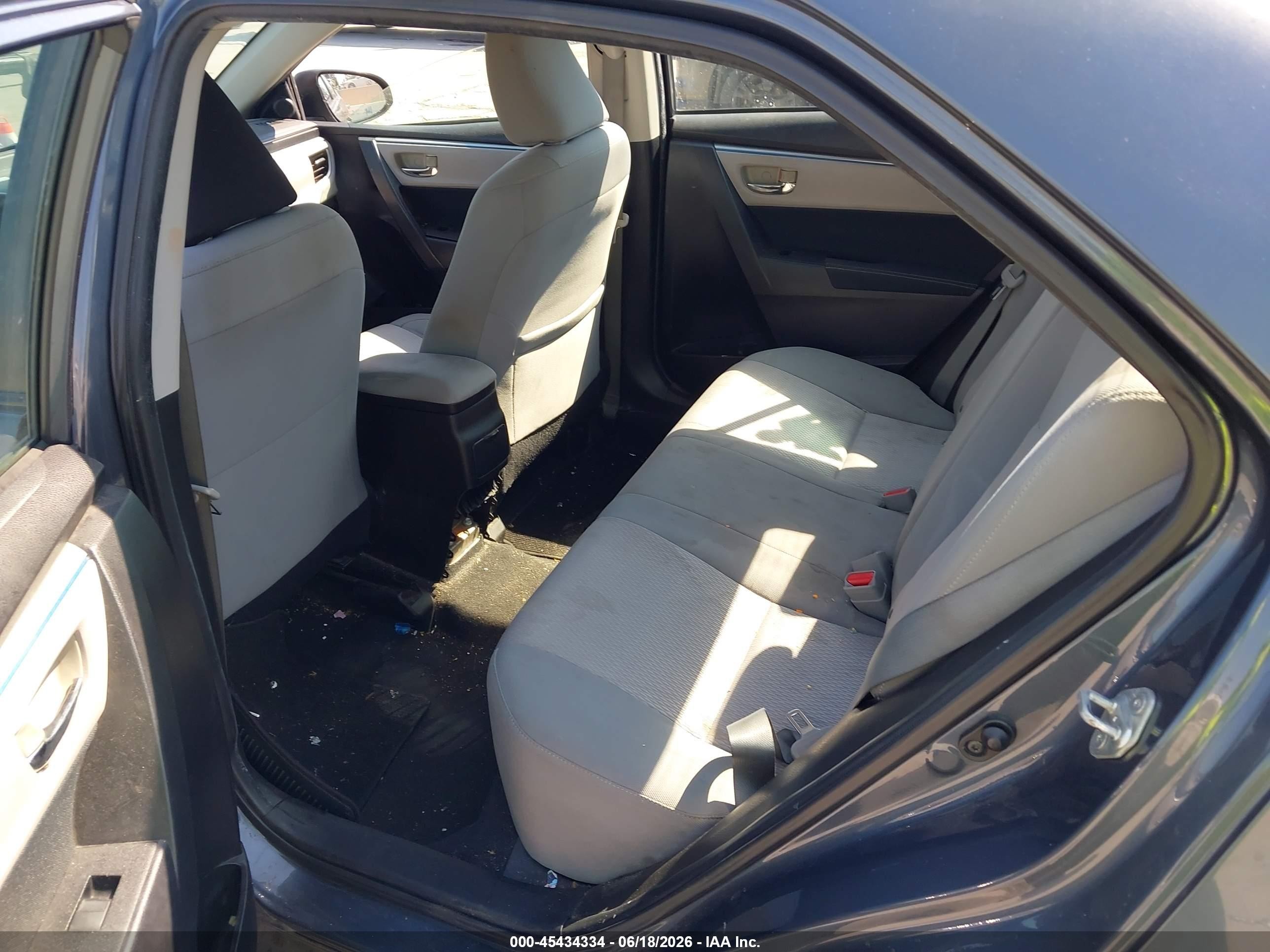 2014 Toyota Corolla Le Plus Gray vin: 5YFBURHE2EP016831