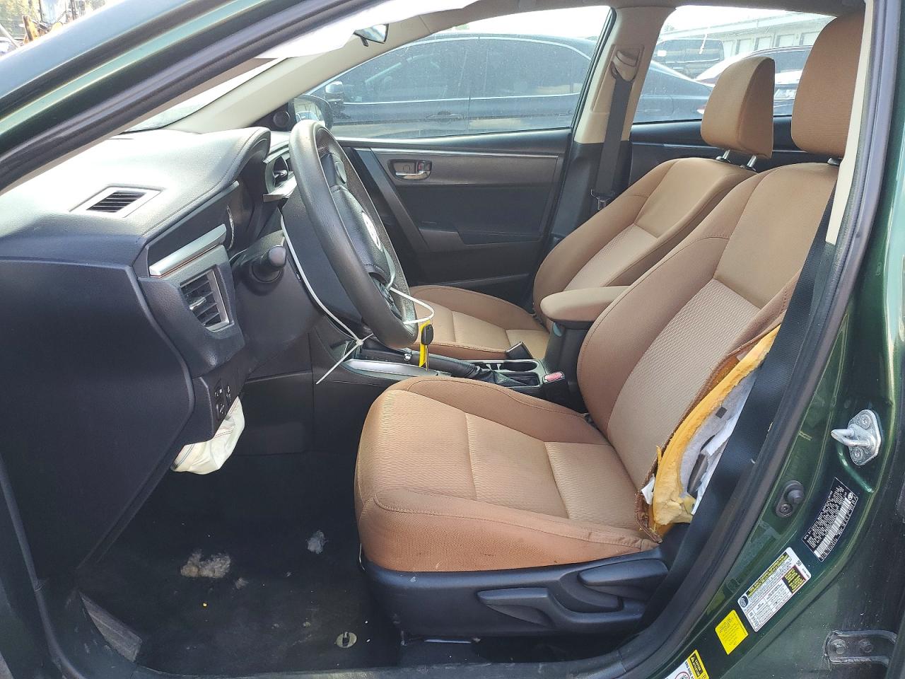 2014 Toyota Corolla Le Green vin: 5YFBURHE2EP036108