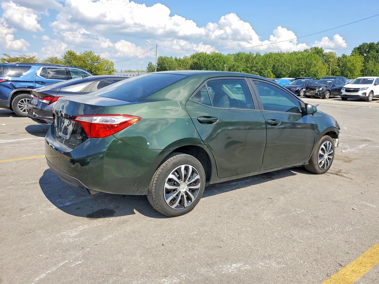 2014 Toyota Corolla Le Green vin: 5YFBURHE2EP036108