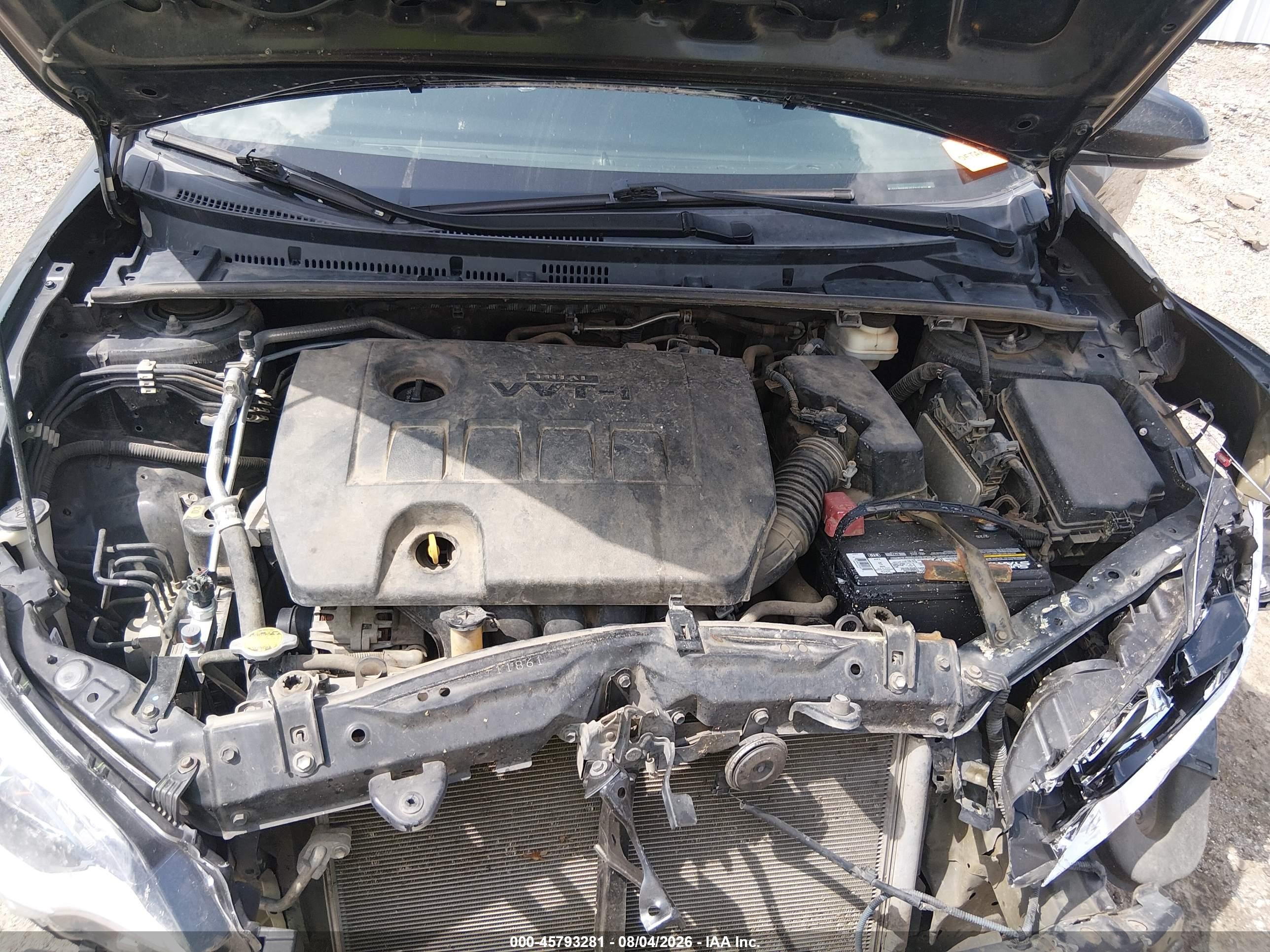 2014 Toyota Corolla S Premium Черный vin: 5YFBURHE2EP037436
