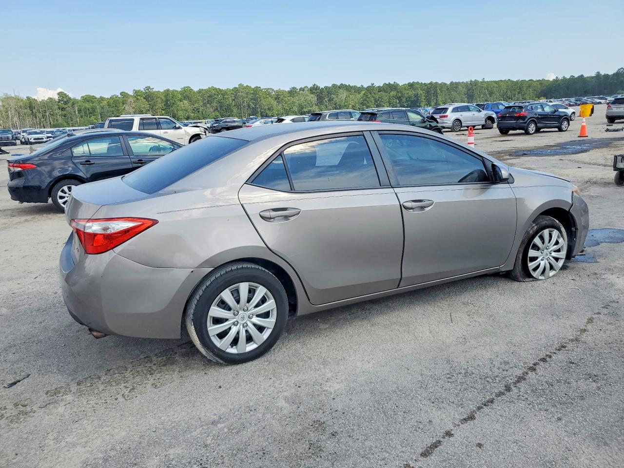 2014 Toyota Corolla Le Gray vin: 5YFBURHE2EP040739