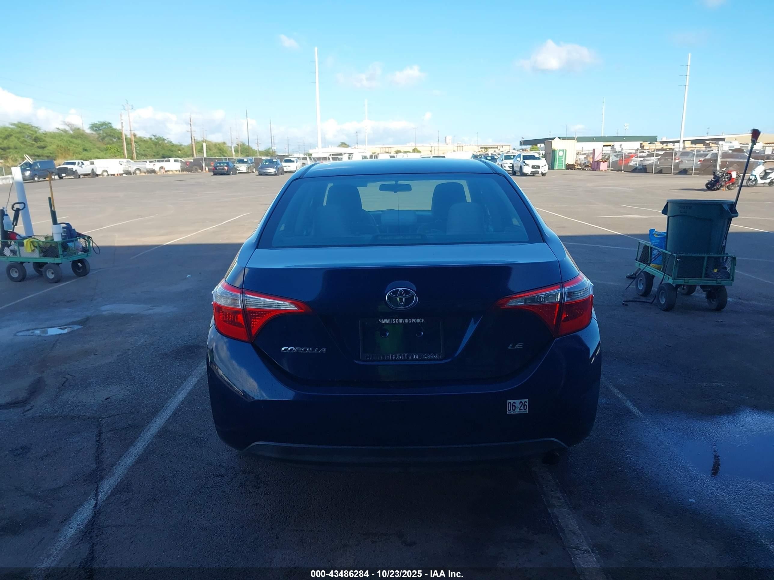 2014 Toyota Corolla Le/le Plus/le Premium Синий vin: 5YFBURHE2EP046556