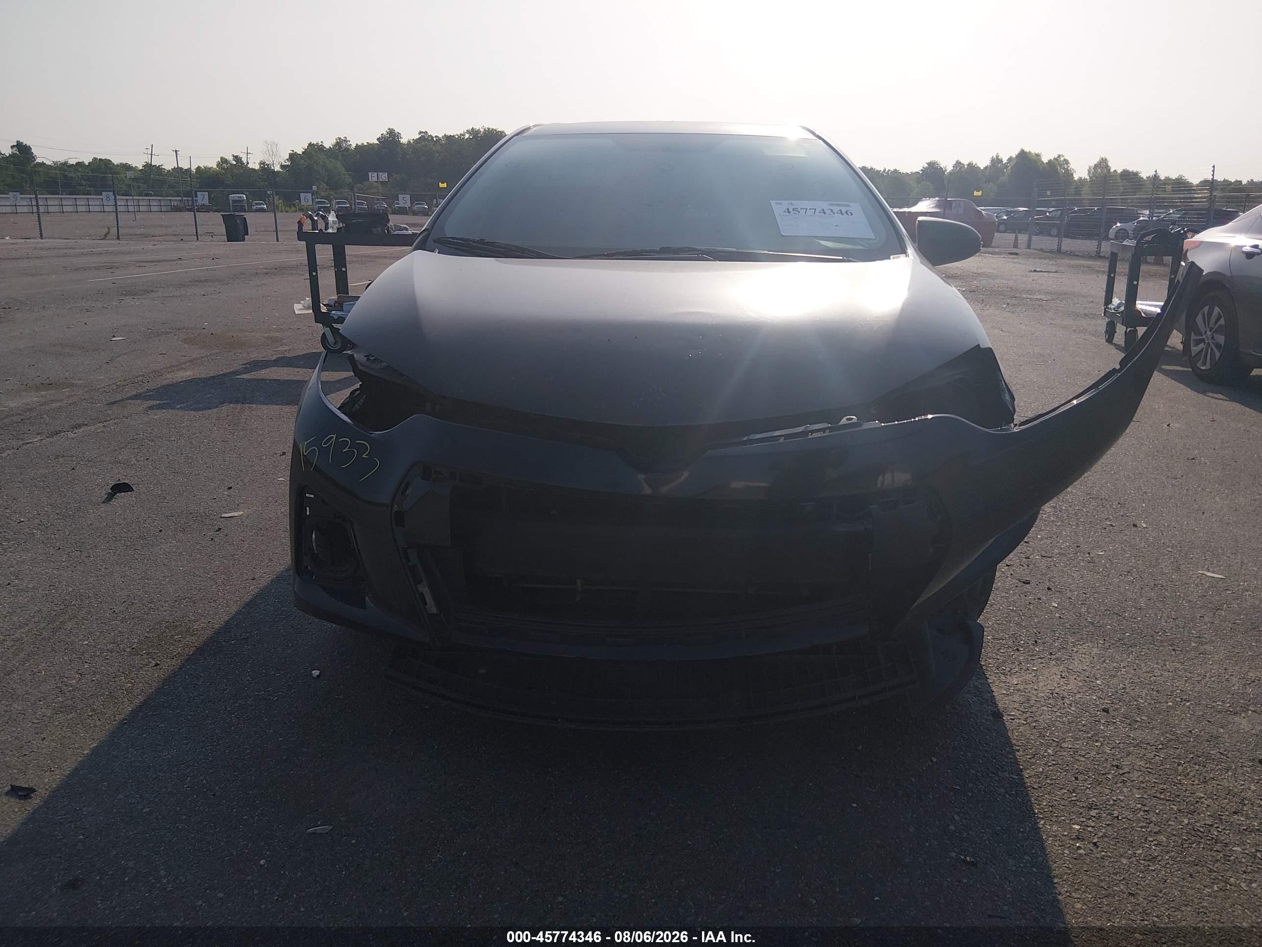 2014 Toyota Corolla S Plus Black vin: 5YFBURHE2EP066192
