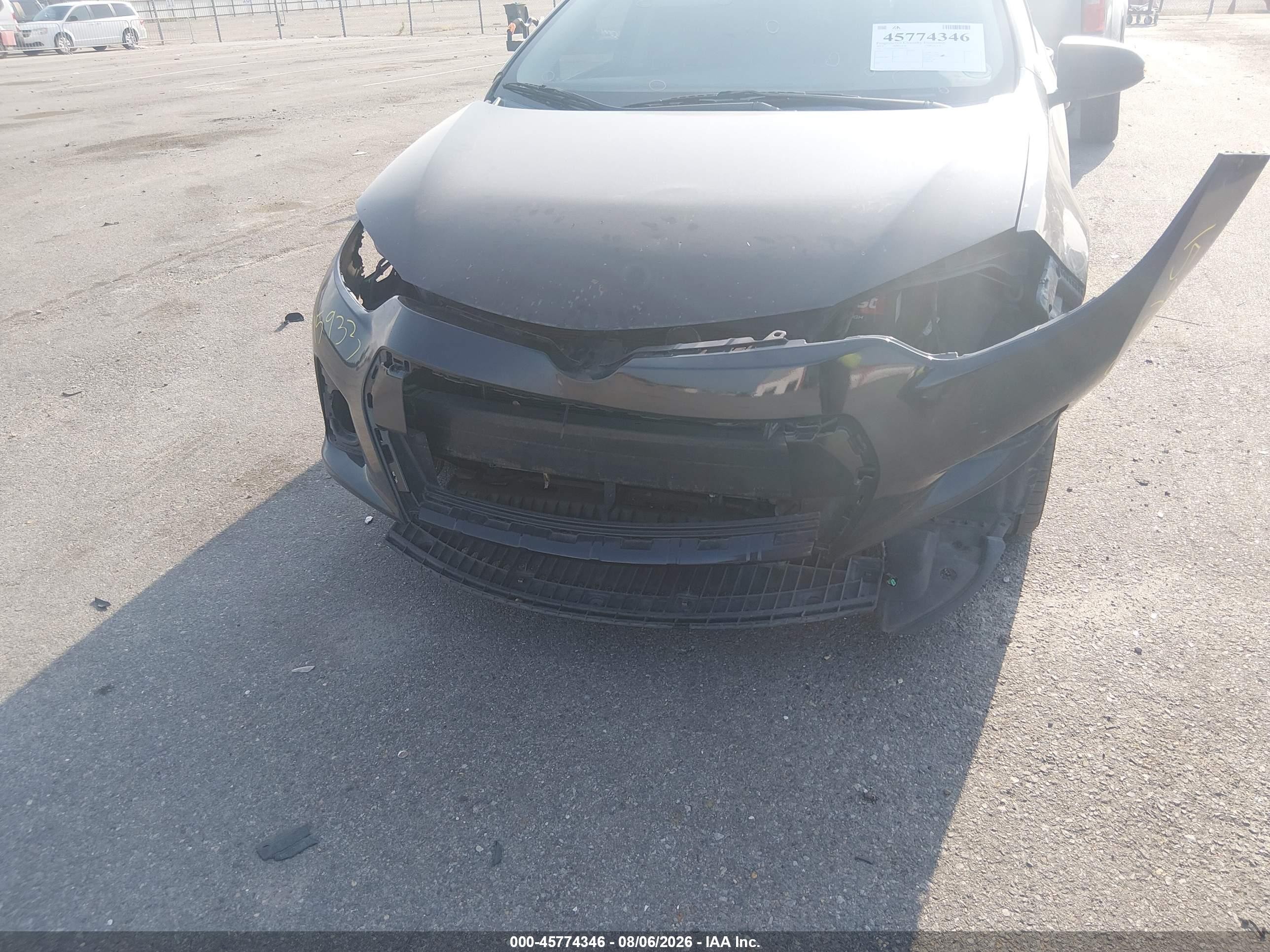 2014 Toyota Corolla S Plus Black vin: 5YFBURHE2EP066192