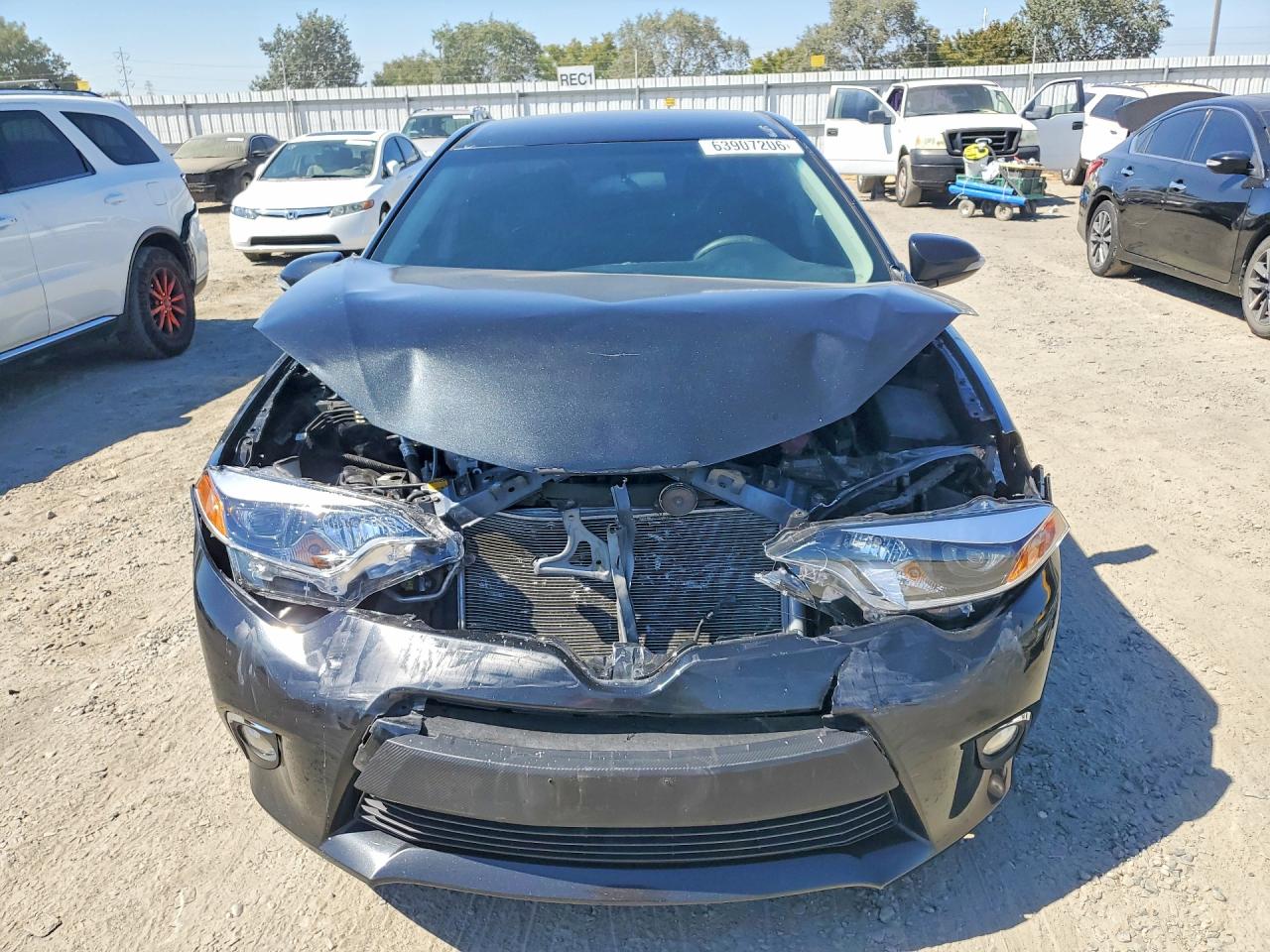 2014 Toyota Corolla S Plus Black vin: 5YFBURHE2EP067620