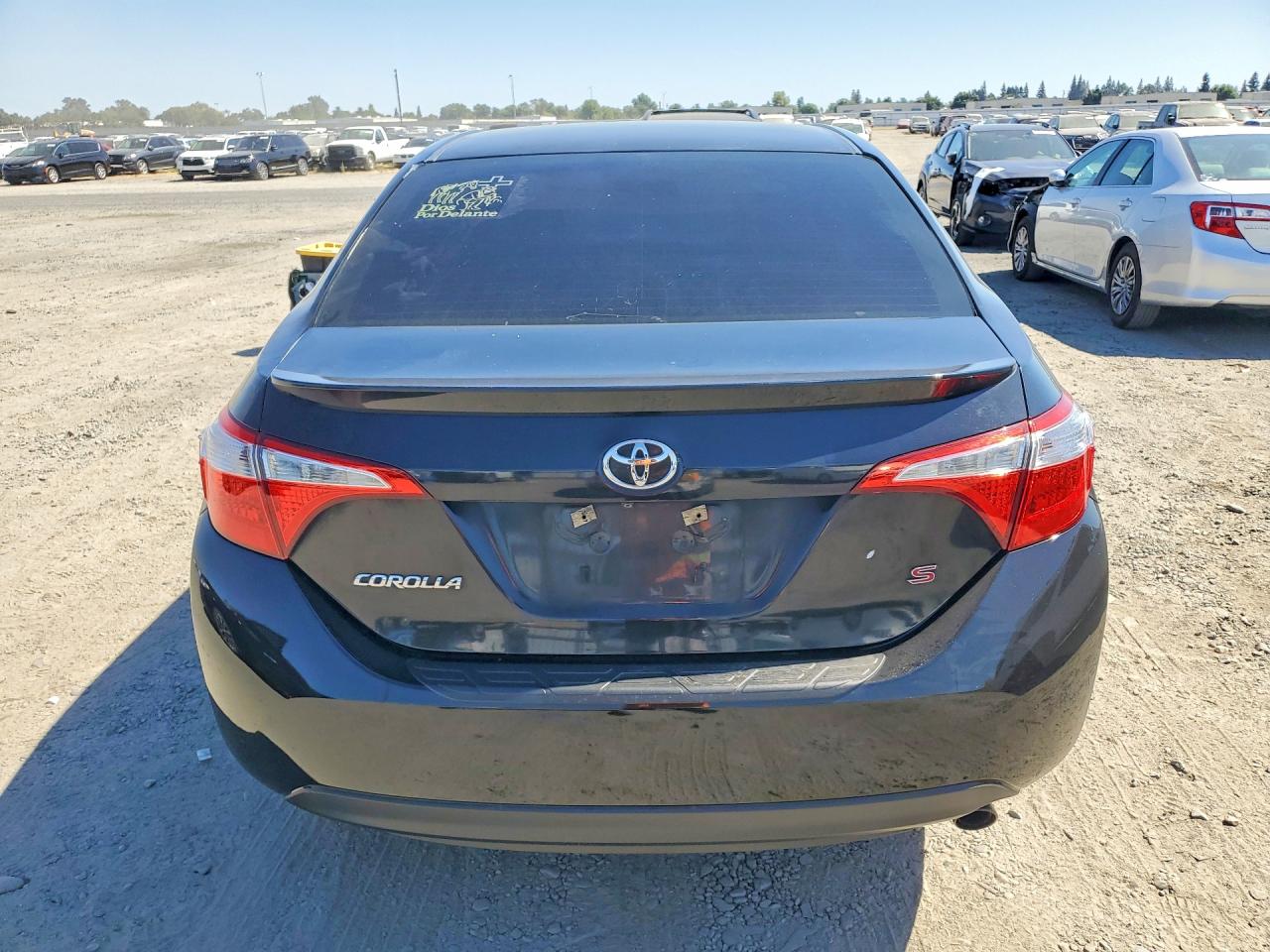 2014 Toyota Corolla S Plus Black vin: 5YFBURHE2EP067620