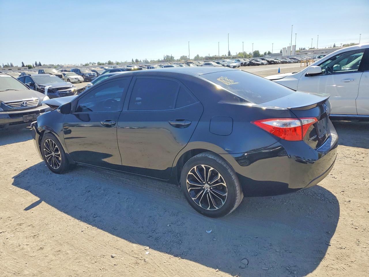 2014 Toyota Corolla S Plus Black vin: 5YFBURHE2EP067620