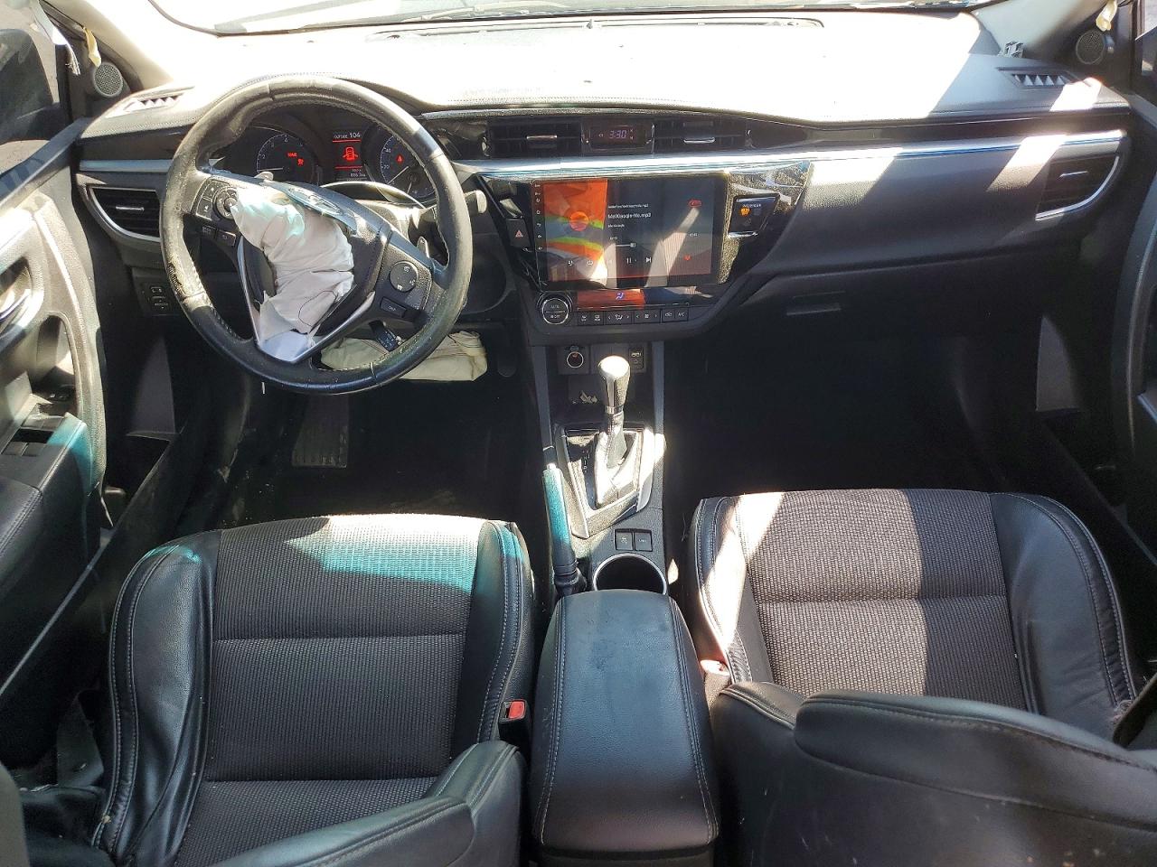 2014 Toyota Corolla S Plus Black vin: 5YFBURHE2EP067620