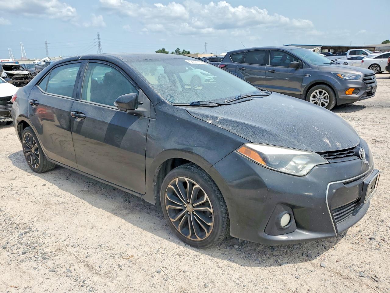 2014 Toyota Corolla L Black vin: 5YFBURHE2EP069254