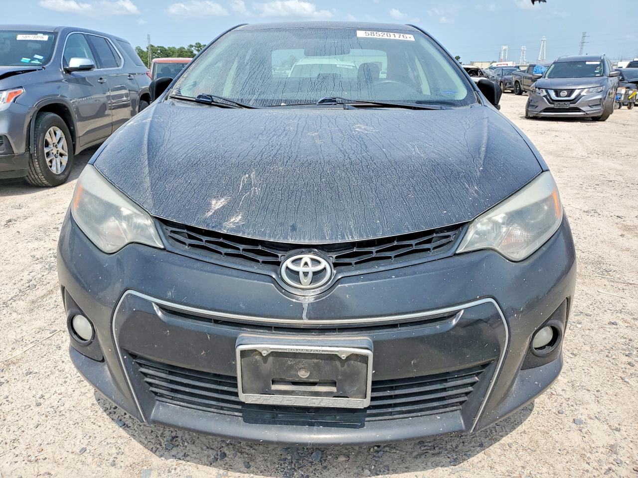 2014 Toyota Corolla L Black vin: 5YFBURHE2EP069254