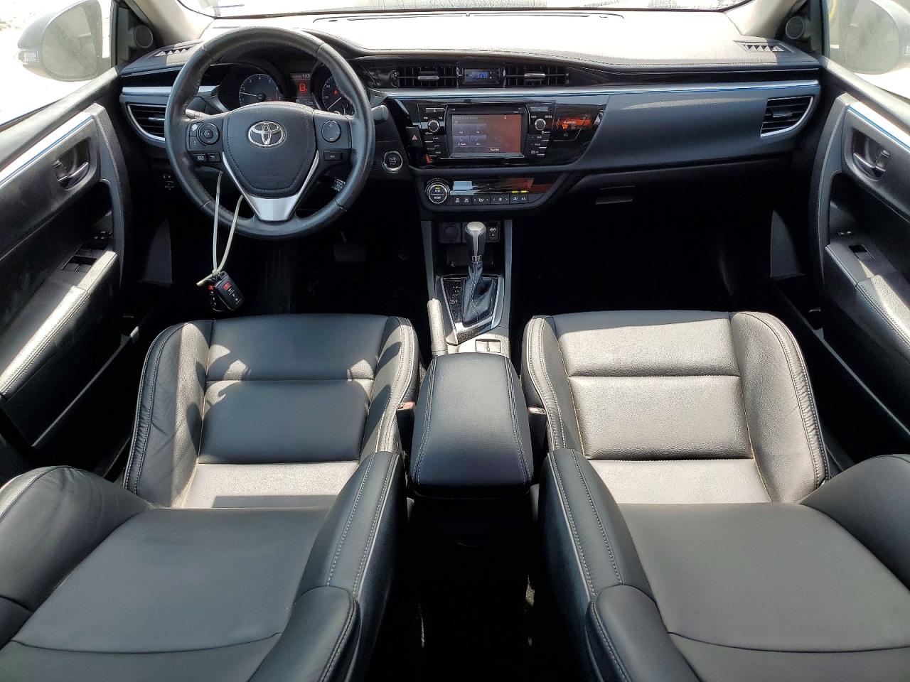 2014 Toyota Corolla L Black vin: 5YFBURHE2EP069254