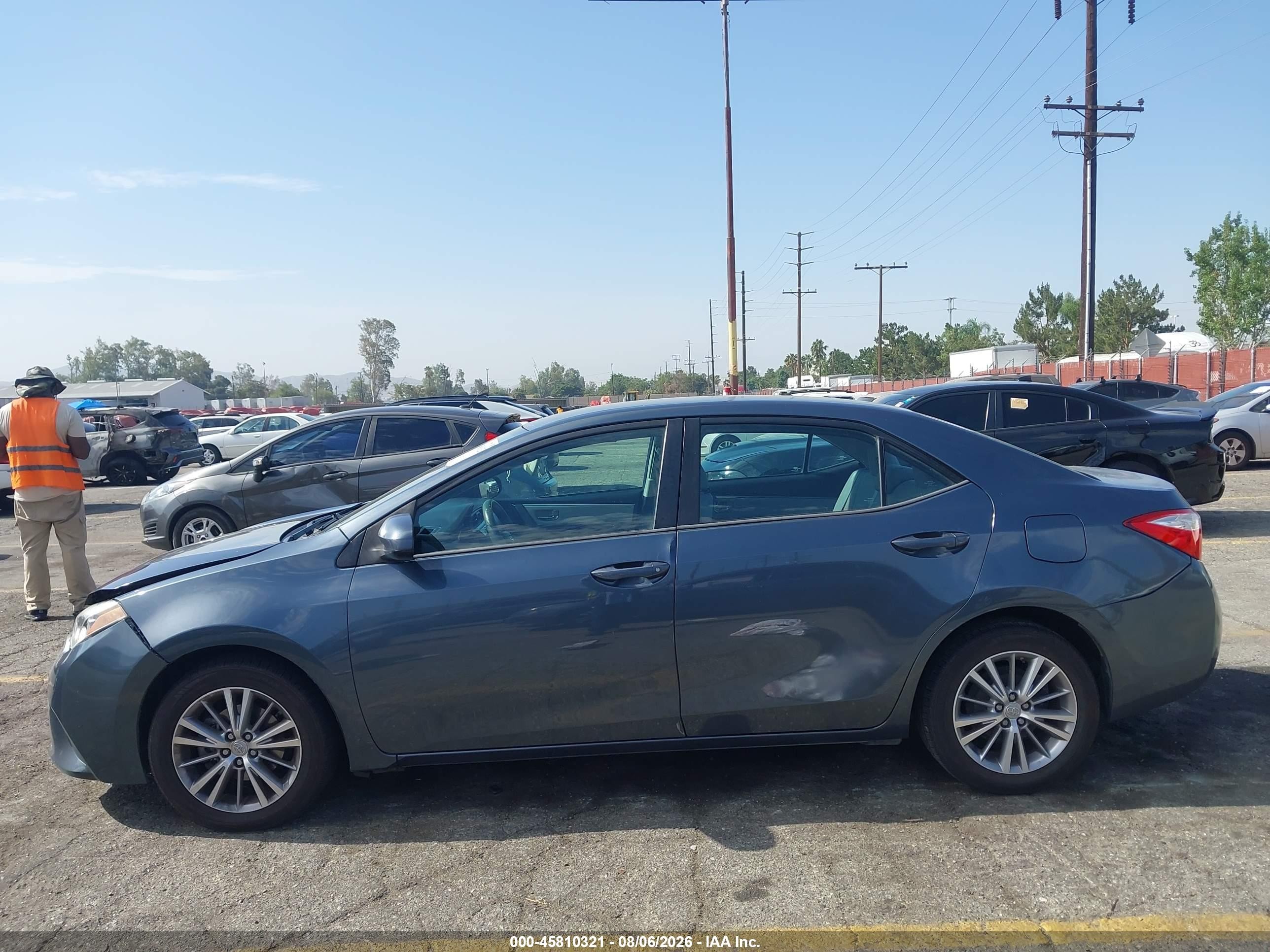 2014 Toyota Corolla Le Plus Gray vin: 5YFBURHE2EP074597