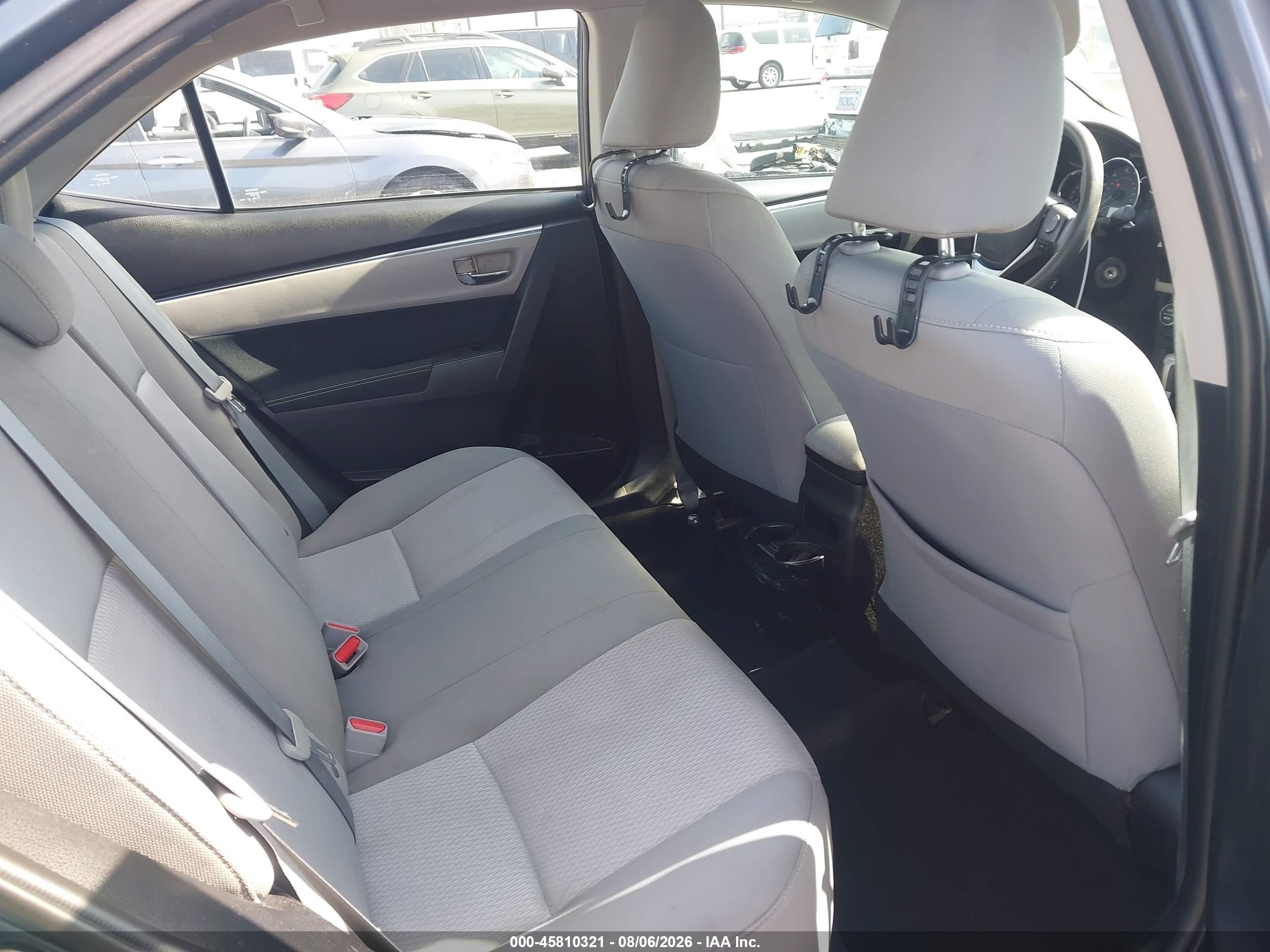 2014 Toyota Corolla Le Plus Gray vin: 5YFBURHE2EP074597