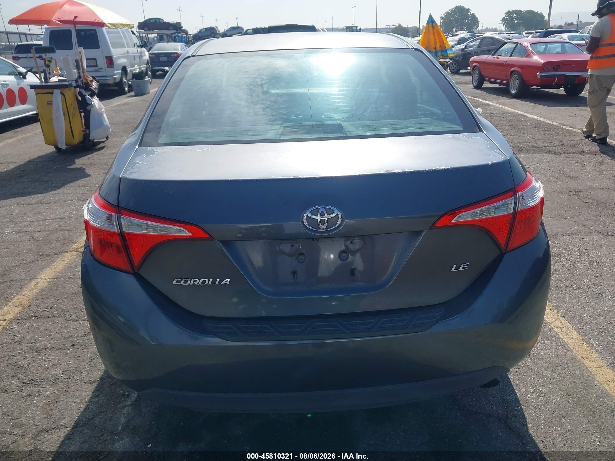 2014 Toyota Corolla Le Plus Gray vin: 5YFBURHE2EP074597