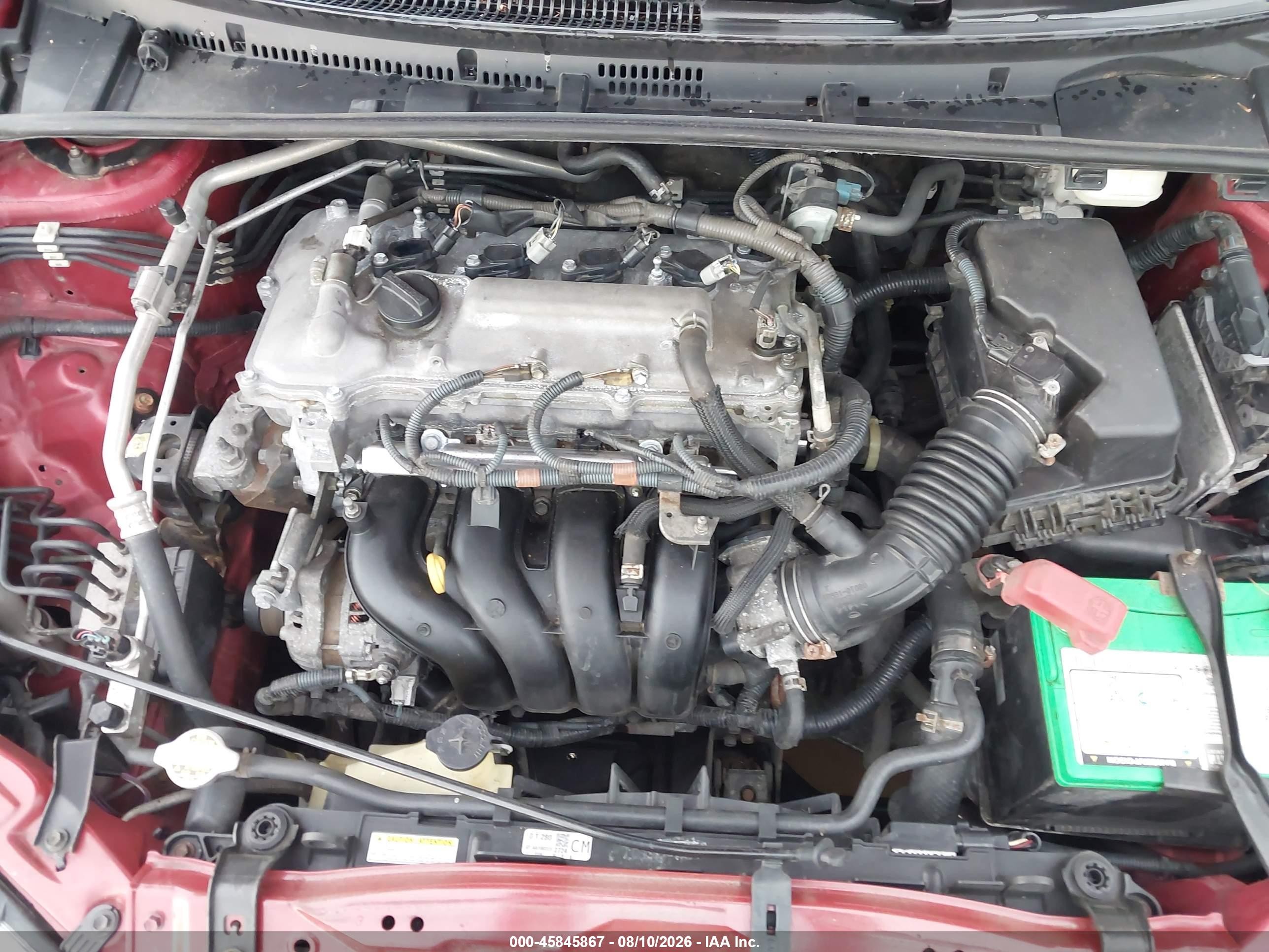 2014 Toyota Corolla Le Red vin: 5YFBURHE2EP077760