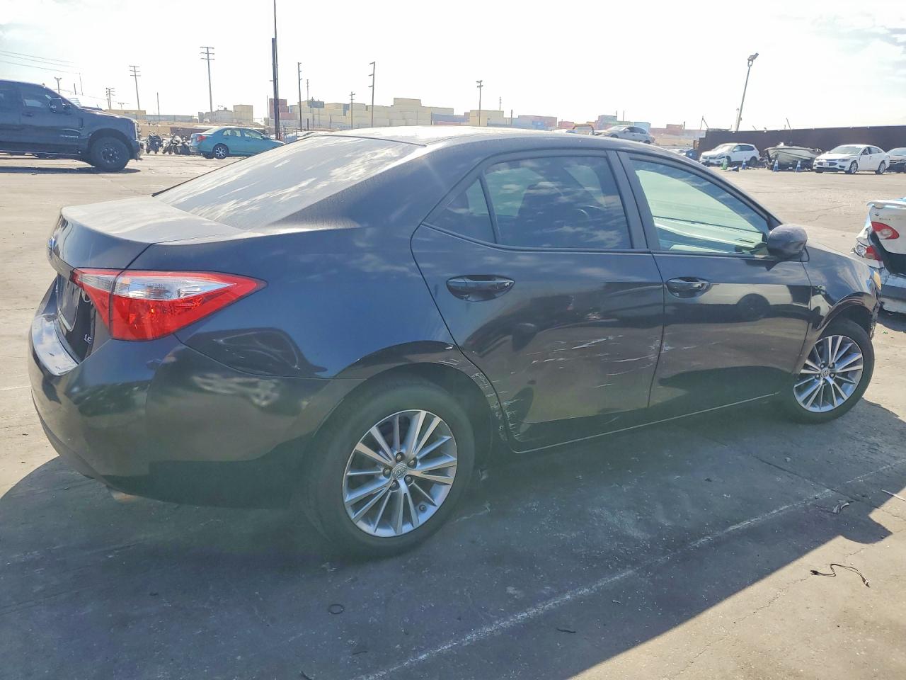 2014 Toyota Corolla Le Plus Black vin: 5YFBURHE2EP085003