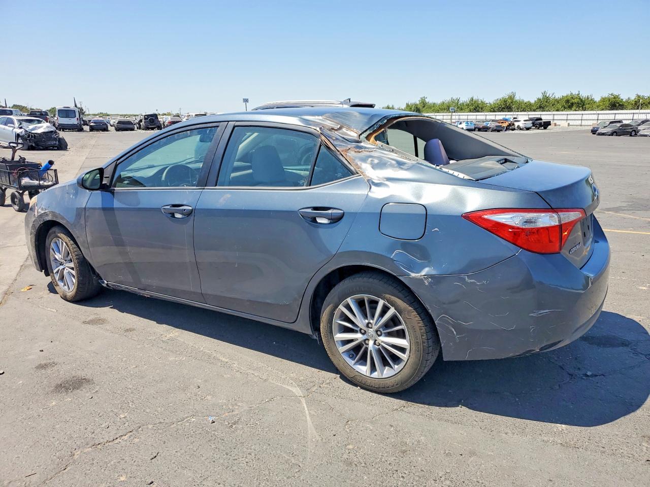 2014 Toyota Corolla Le Plus Gray vin: 5YFBURHE2EP087379