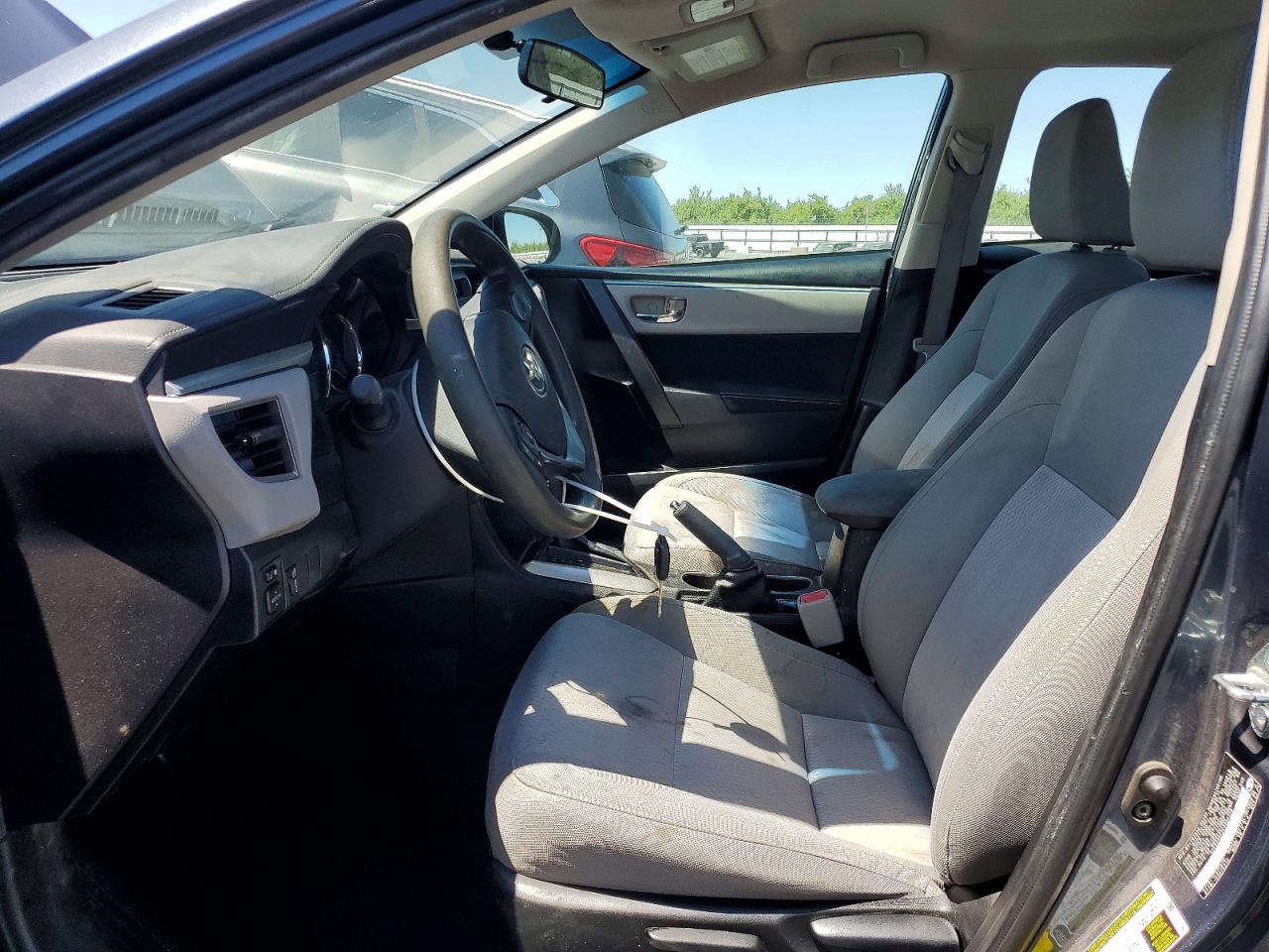 2014 Toyota Corolla Le Plus Gray vin: 5YFBURHE2EP087379