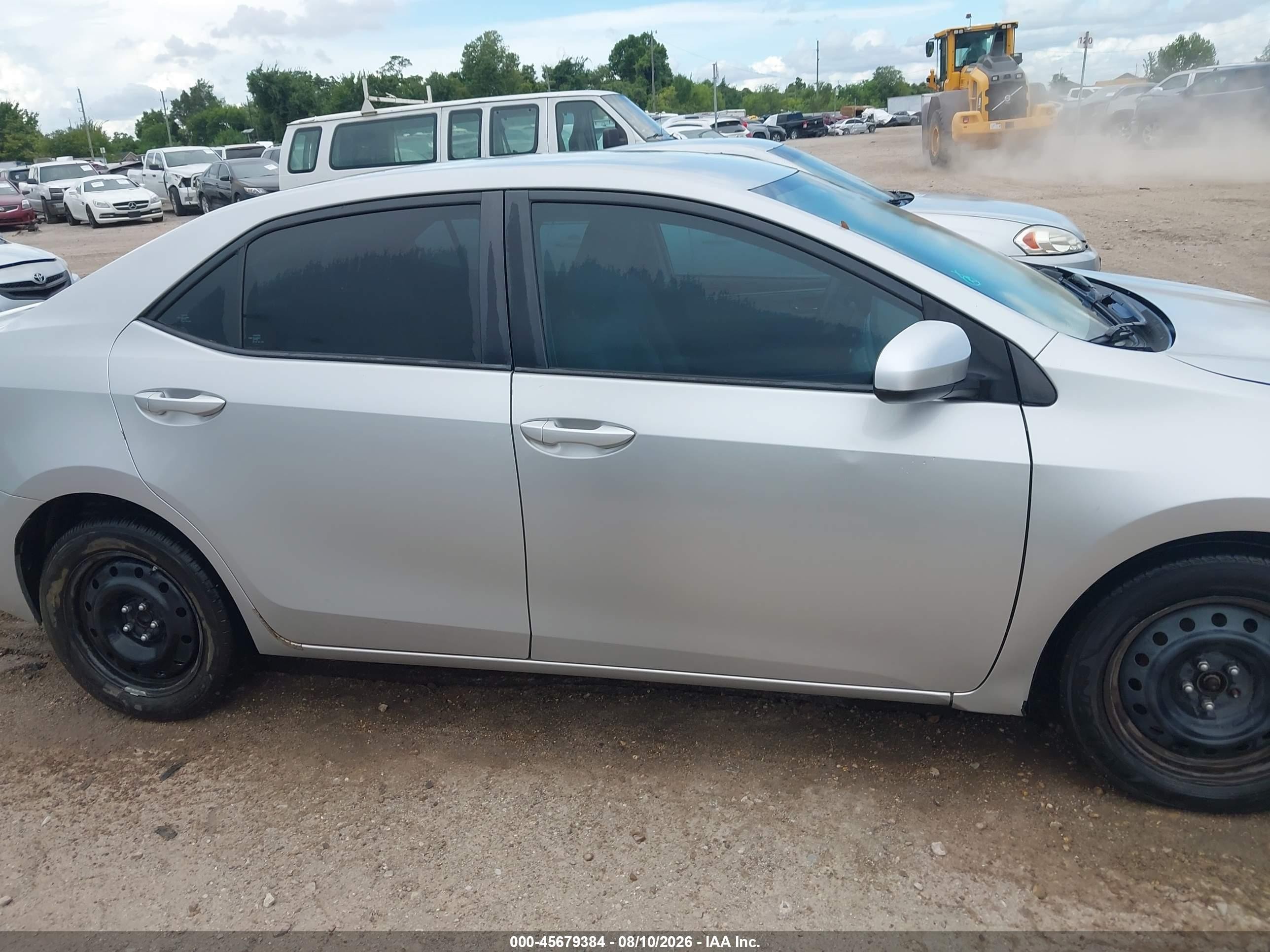 2014 Toyota Corolla Le Серебряный vin: 5YFBURHE2EP094428
