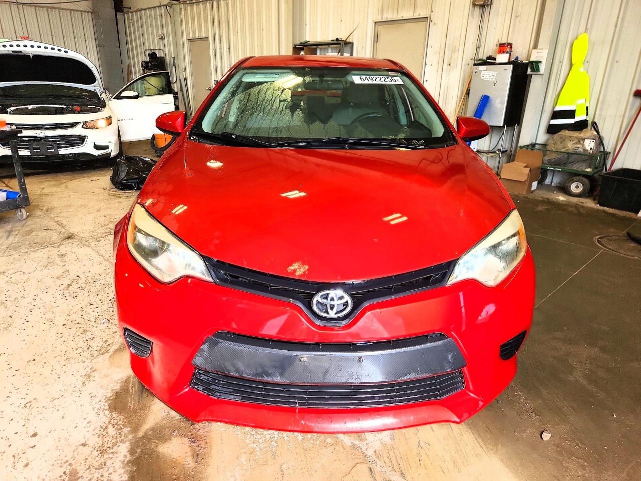 2014 Toyota Corolla Le Red vin: 5YFBURHE2EP095563