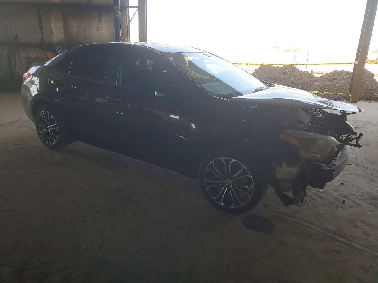 2014 Toyota Corolla S Plus Black vin: 5YFBURHE2EP109848