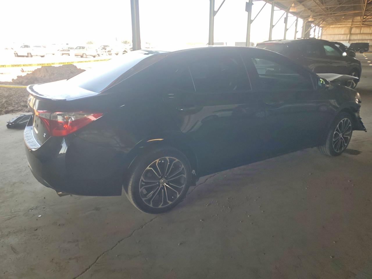 2014 Toyota Corolla S Plus Black vin: 5YFBURHE2EP109848