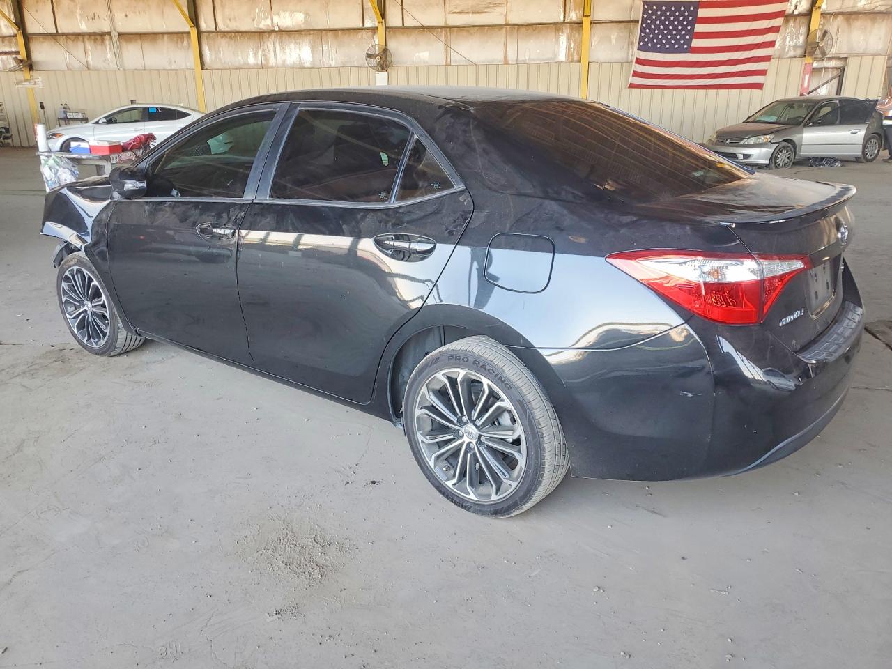 2014 Toyota Corolla S Plus Black vin: 5YFBURHE2EP109848