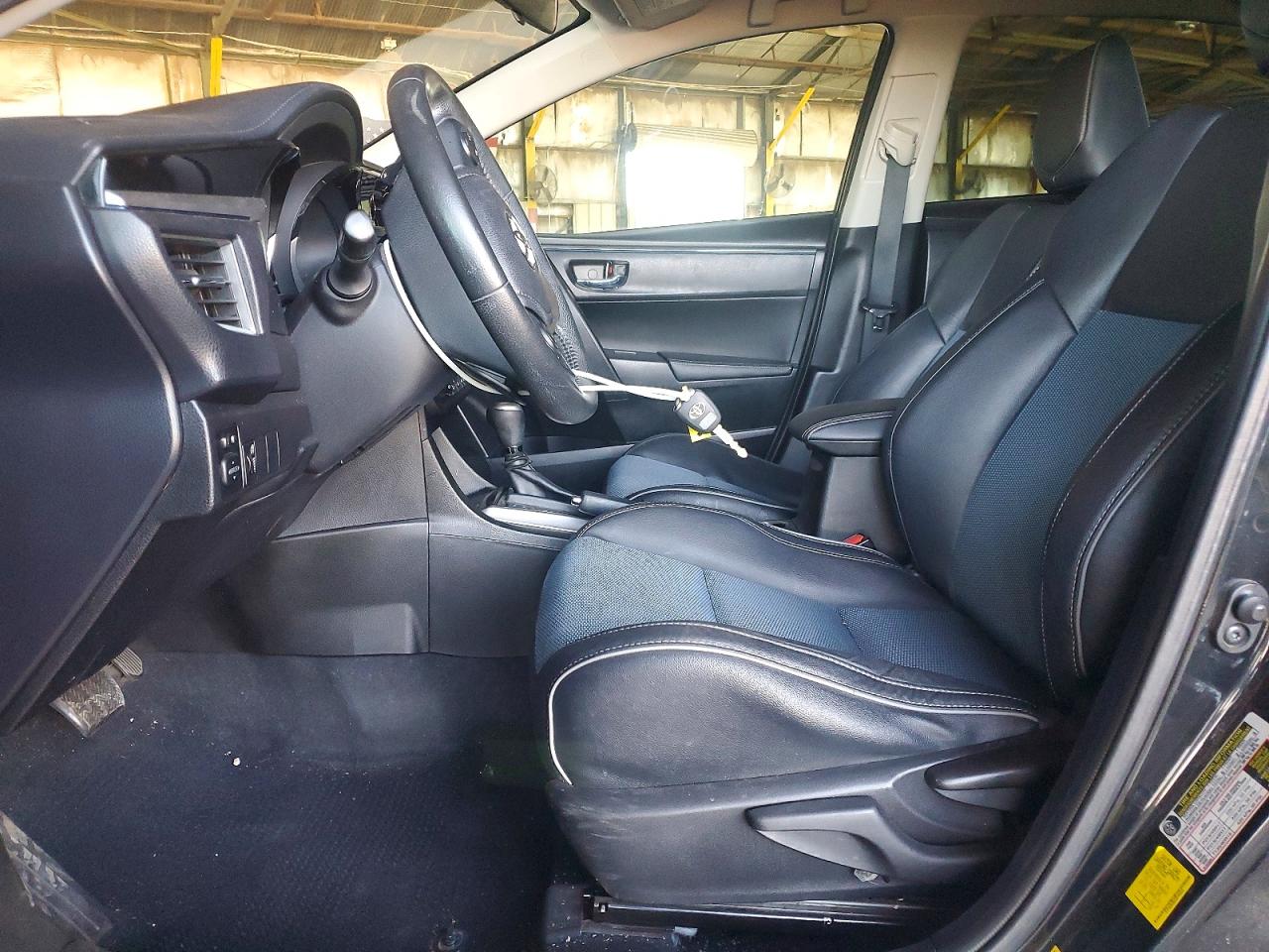 2014 Toyota Corolla S Plus Black vin: 5YFBURHE2EP109848