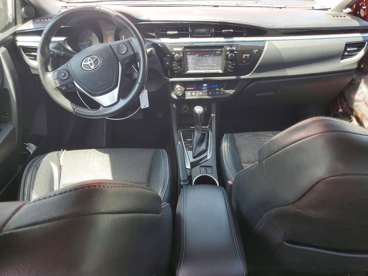 2014 Toyota Corolla S Plus Maroon vin: 5YFBURHE2EP125774
