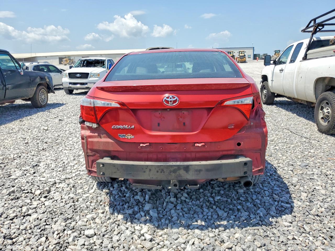 2014 Toyota Corolla S Plus Maroon vin: 5YFBURHE2EP125774