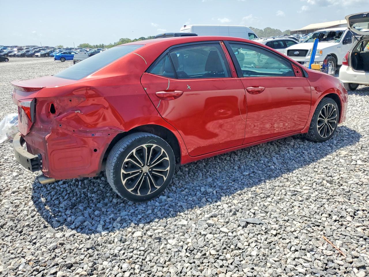 2014 Toyota Corolla S Plus Maroon vin: 5YFBURHE2EP125774