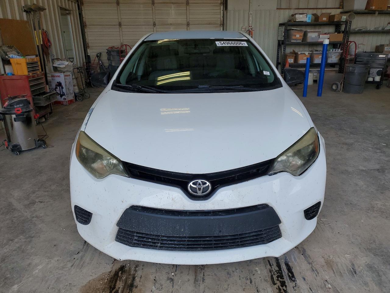 2014 Toyota Corolla L White vin: 5YFBURHE2EP127282