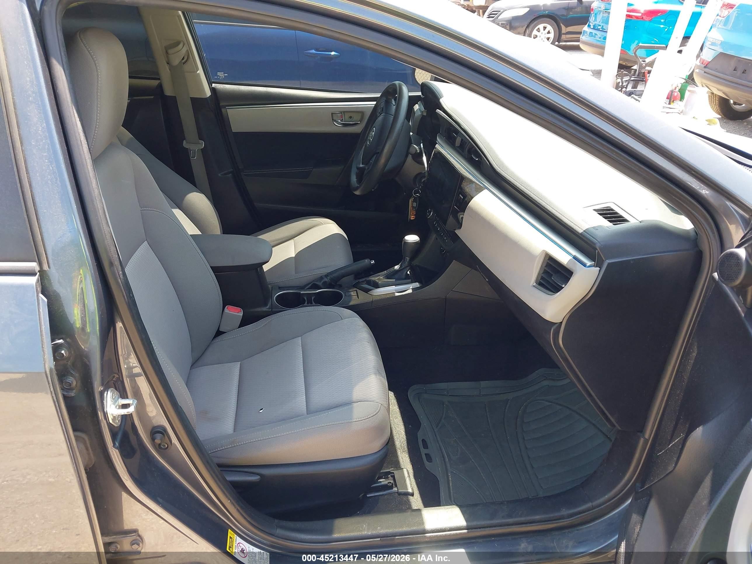 2014 Toyota Corolla Le Blue vin: 5YFBURHE2EP137391