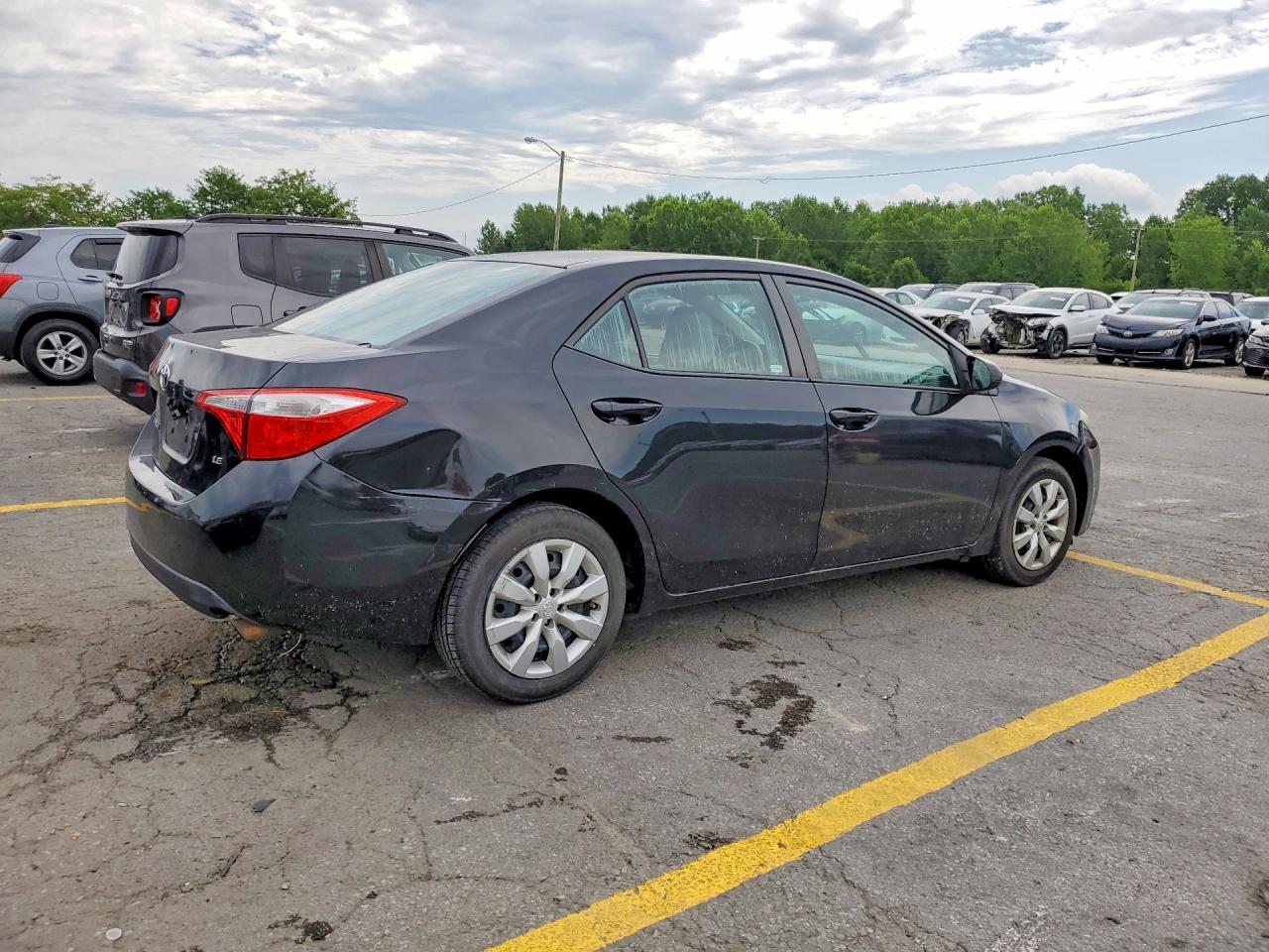 2014 Toyota Corolla Le Black vin: 5YFBURHE2EP144096