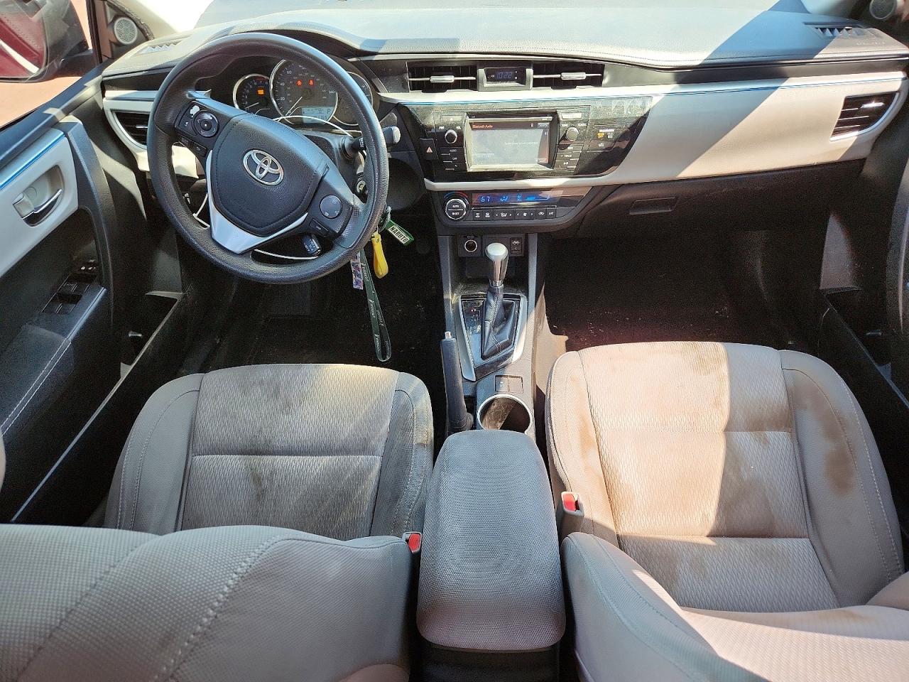 2014 Toyota Corolla Le Red vin: 5YFBURHE2EP153011