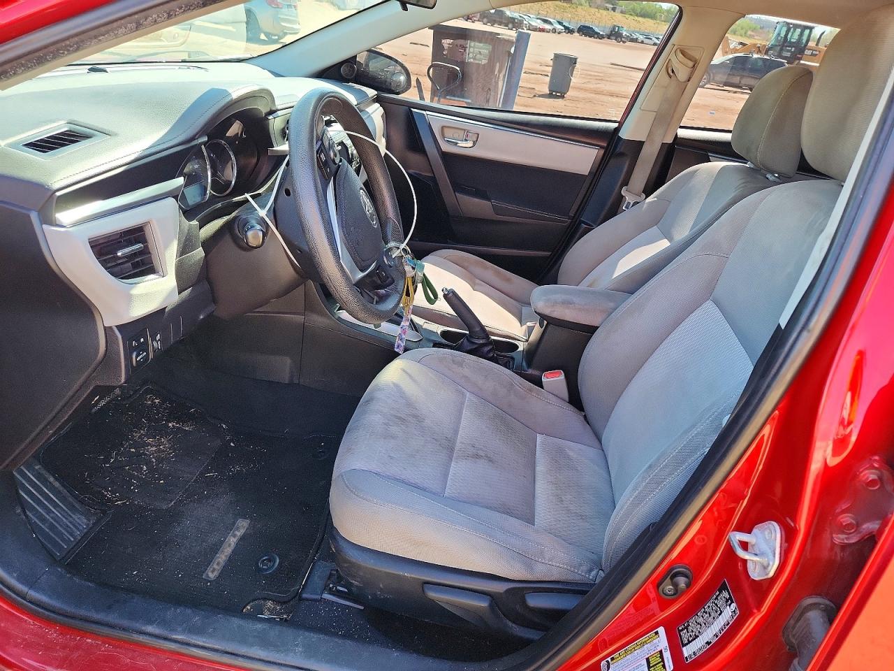 2014 Toyota Corolla Le Red vin: 5YFBURHE2EP153011