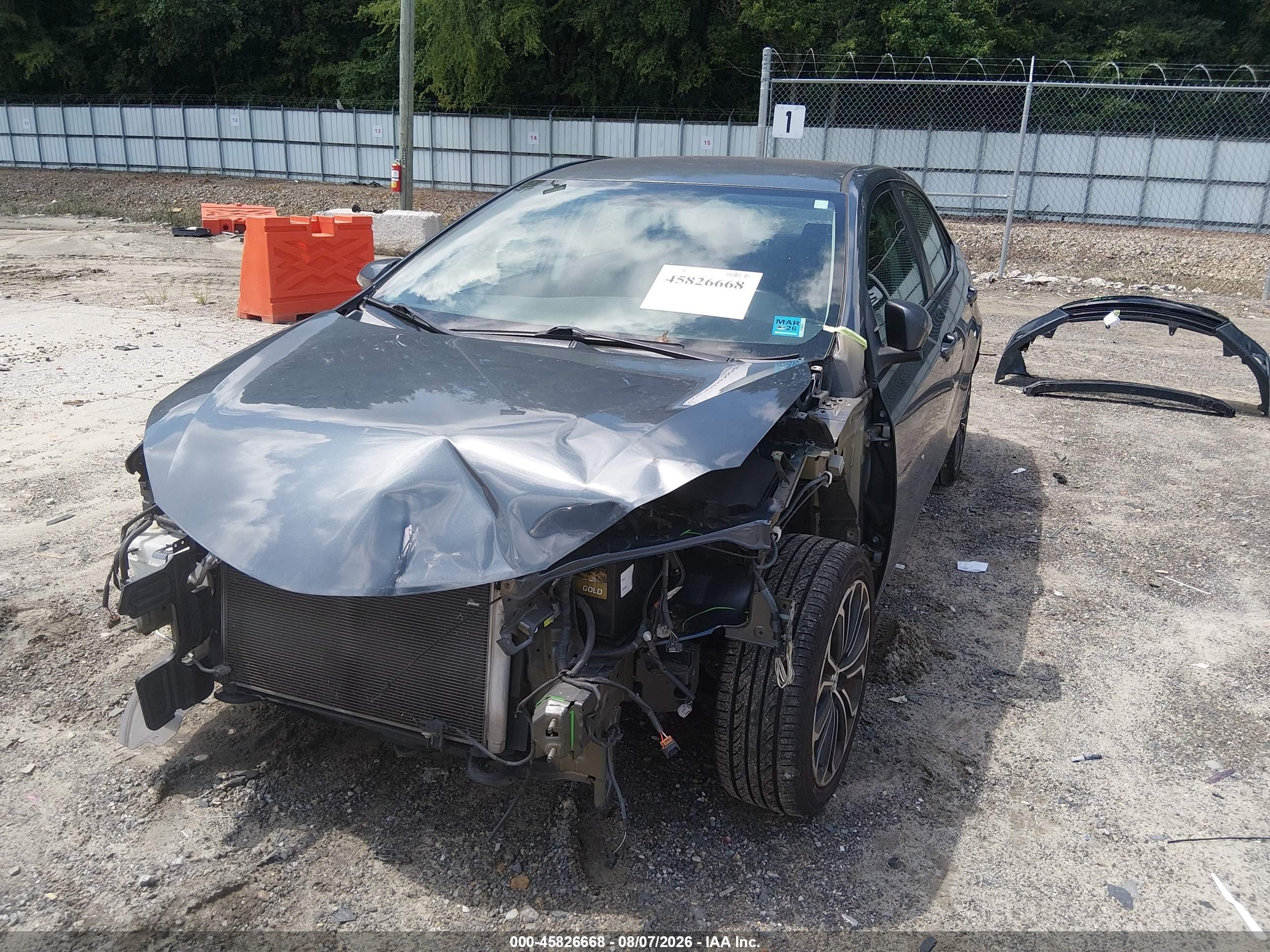 2014 Toyota Corolla S Plus Blue vin: 5YFBURHE2EP156877