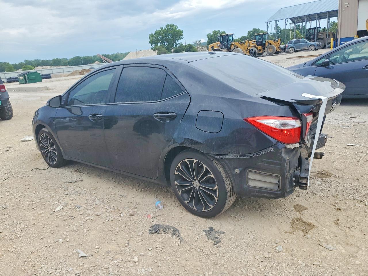 2014 Toyota Corolla S Plus Black vin: 5YFBURHE2EP167071