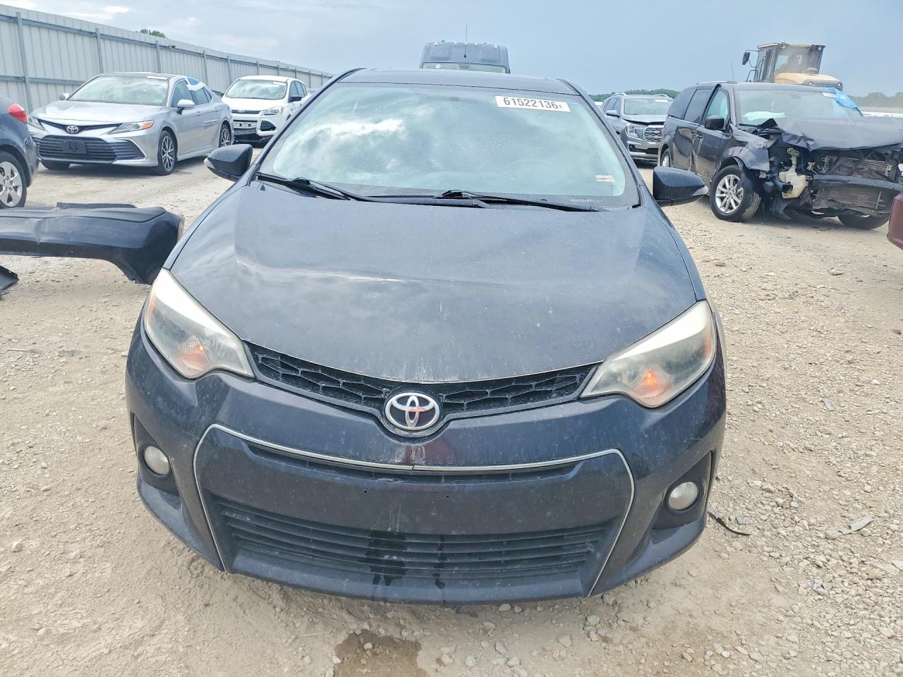 2014 Toyota Corolla S Plus Black vin: 5YFBURHE2EP167071