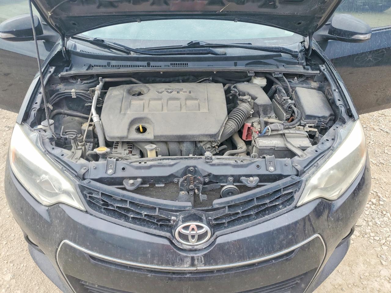 2014 Toyota Corolla S Plus Black vin: 5YFBURHE2EP167071