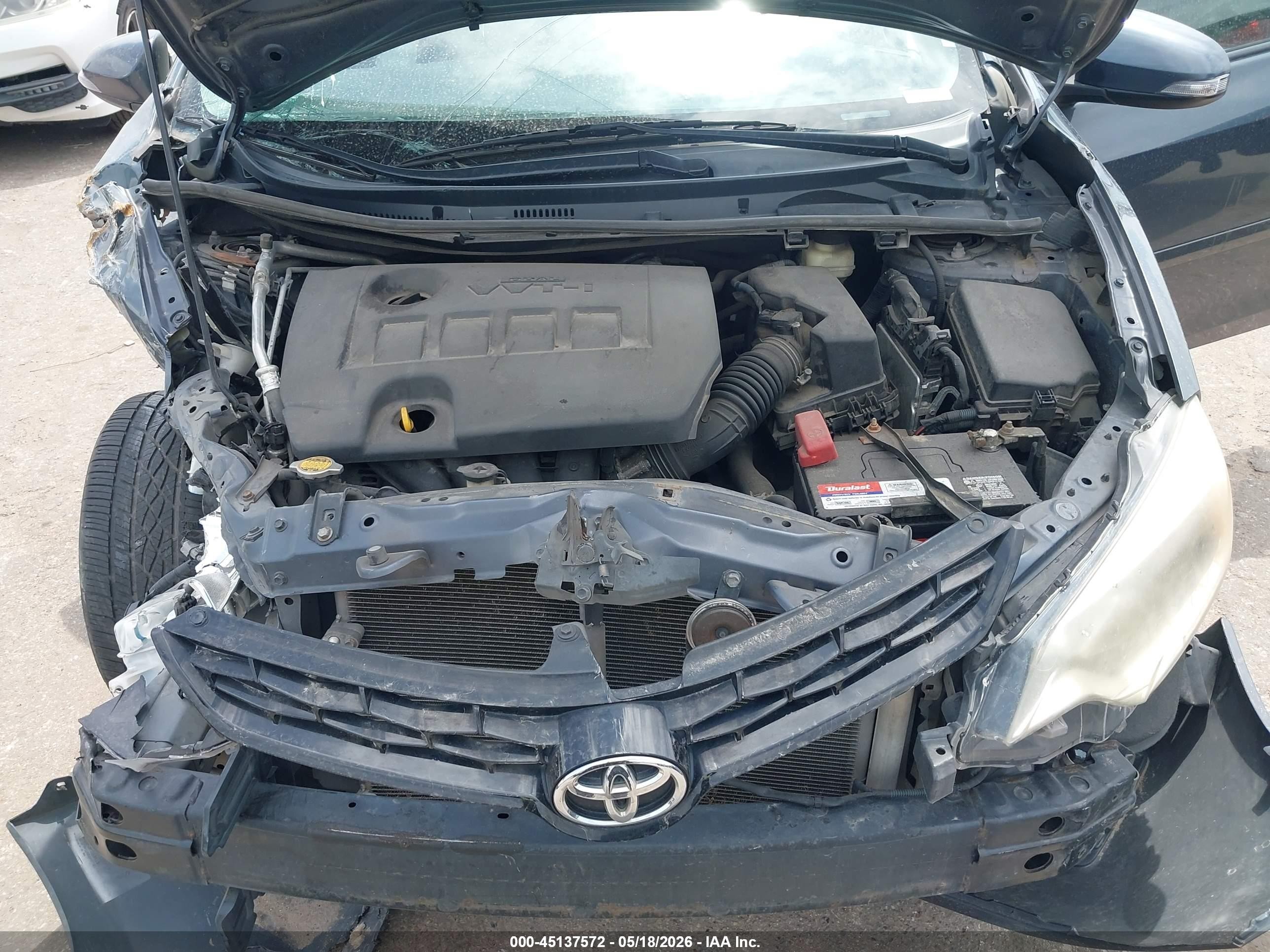 2015 Toyota Corolla S Plus Blue vin: 5YFBURHE2FP189346