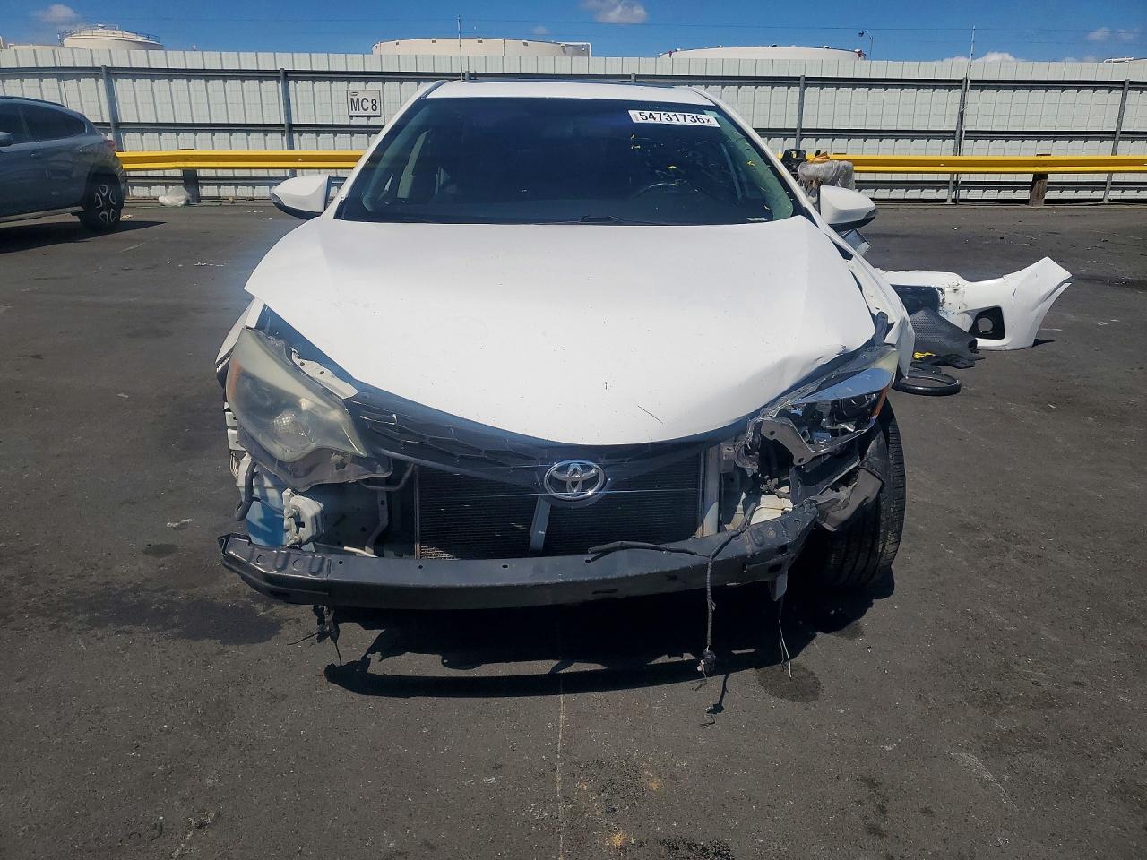 2015 Toyota Corolla S Plus White vin: 5YFBURHE2FP189900