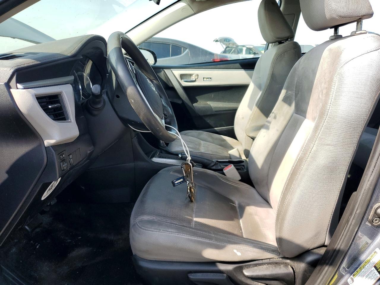 2015 Toyota Corolla Le Gray vin: 5YFBURHE2FP194854