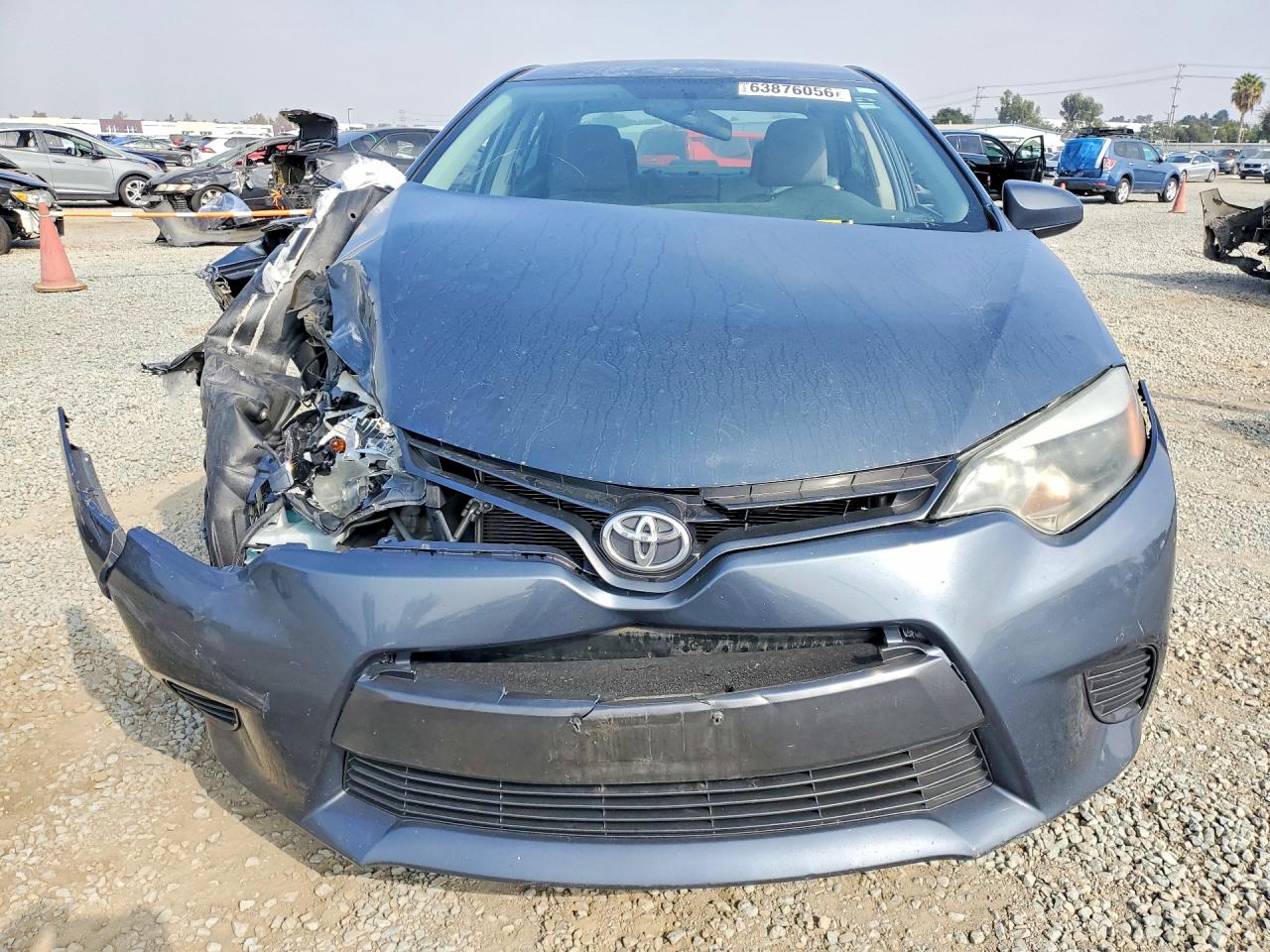 2015 Toyota Corolla Le Gray vin: 5YFBURHE2FP194854