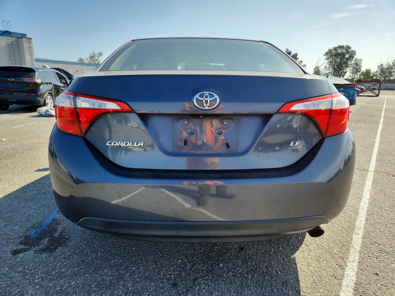 2015 Toyota Corolla Le Серый vin: 5YFBURHE2FP195938
