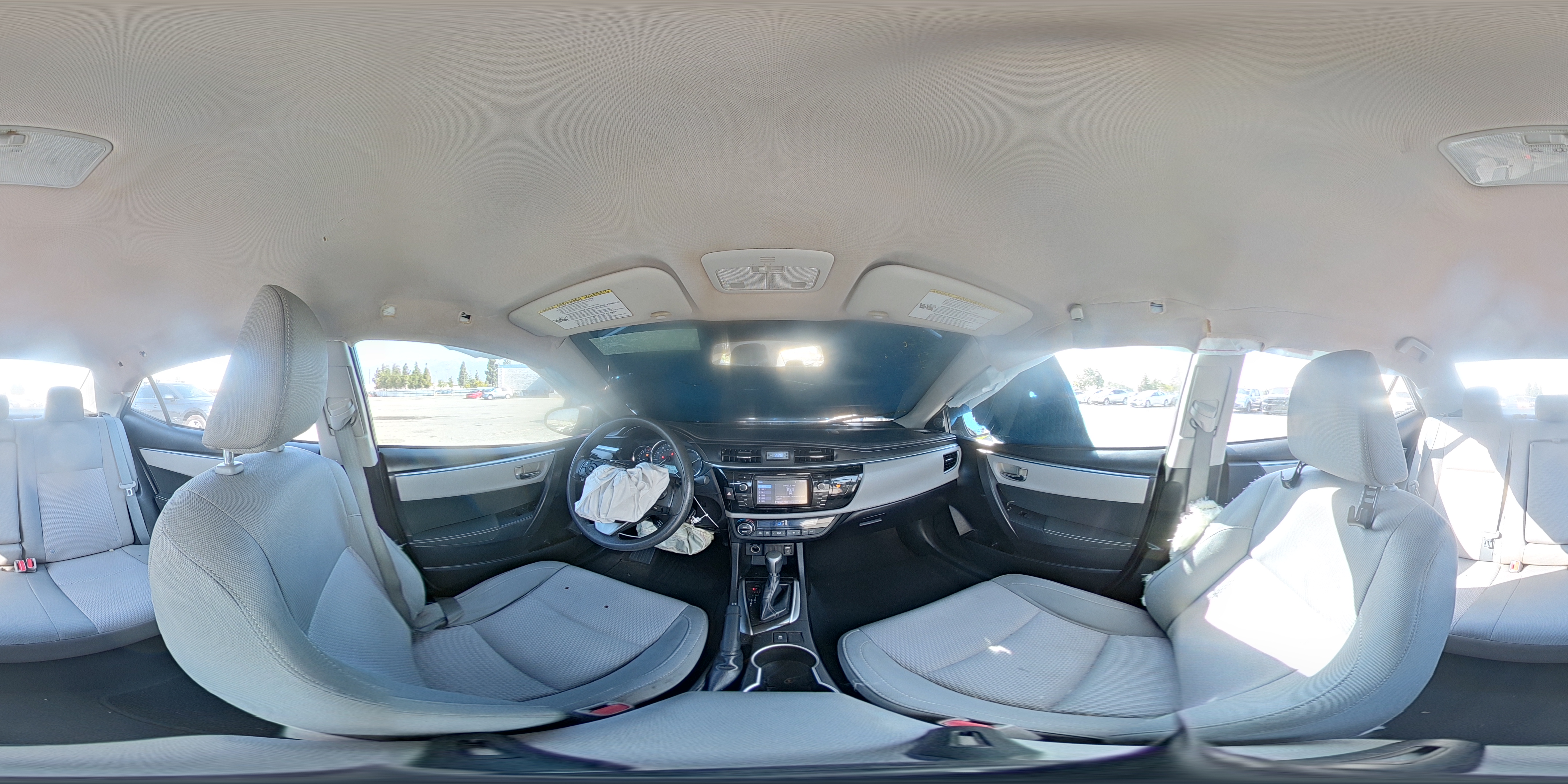 2015 Toyota Corolla Le Серый vin: 5YFBURHE2FP195938