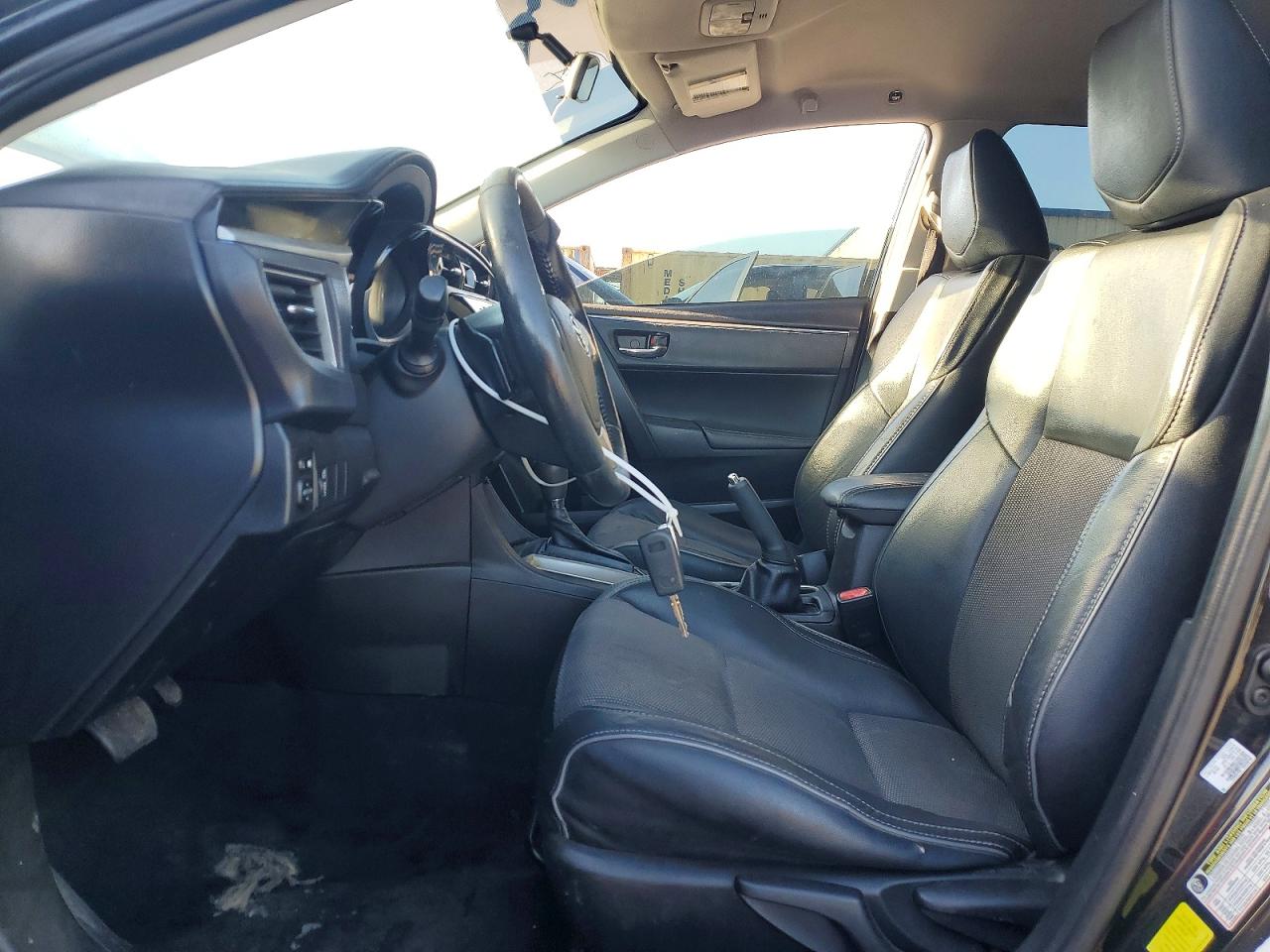 2015 Toyota Corolla S Black vin: 5YFBURHE2FP204248