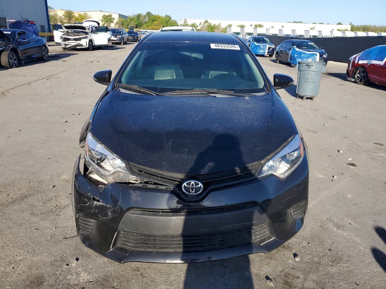 2015 Toyota Corolla S Black vin: 5YFBURHE2FP204248